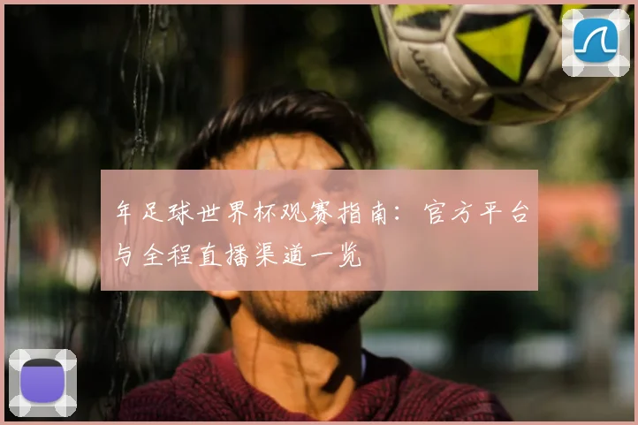 年足球世界杯观赛指南:官方平台与全程直播渠道一览